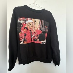 Zara Graphic Pullover Sweater
